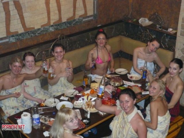 Русские девушки в бане